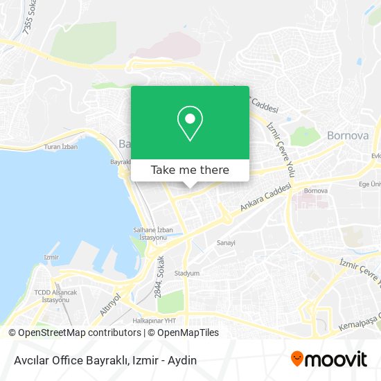 Avcılar Office Bayraklı map