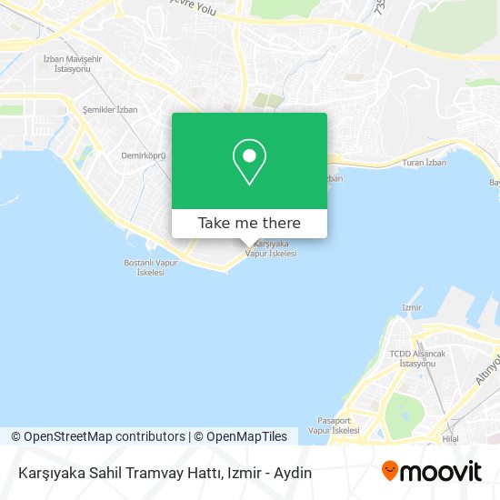 Karşıyaka Sahil Tramvay Hattı map