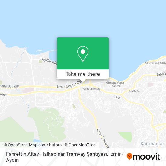 Fahrettin Altay-Halkapınar Tramvay Şantiyesi map