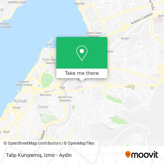 Talip Kuruyemiş map