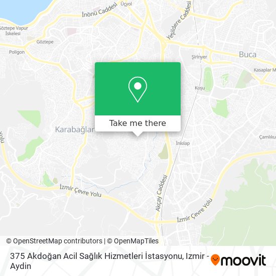 375 Akdoğan Acil Sağlık Hizmetleri İstasyonu map