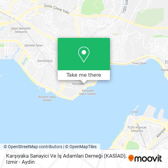 Karşıyaka Sanayici Ve İş Adamları Derneği (KASİAD) map