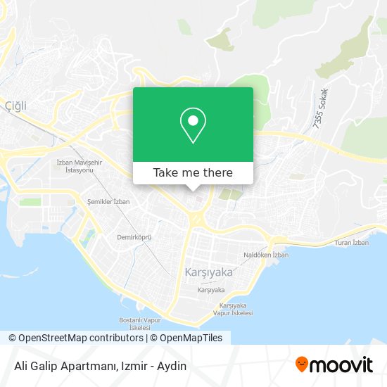 Ali Galip Apartmanı map