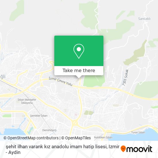 şehit ilhan varank kız anadolu imam hatip lisesi map