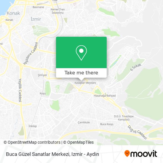 Buca Güzel Sanatlar Merkezi map