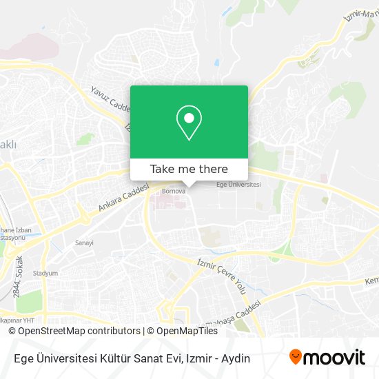 Ege Üniversitesi Kültür Sanat Evi map