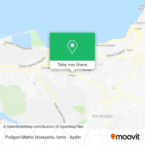 Poligon Metro İstasyonu map