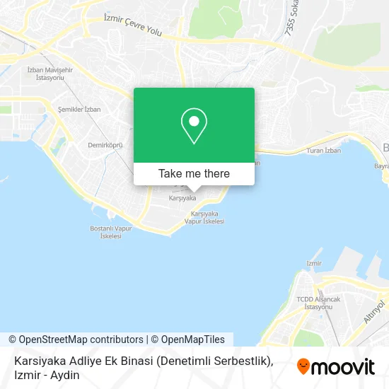 Karsiyaka Adliye Ek Binasi (Denetimli Serbestlik) map