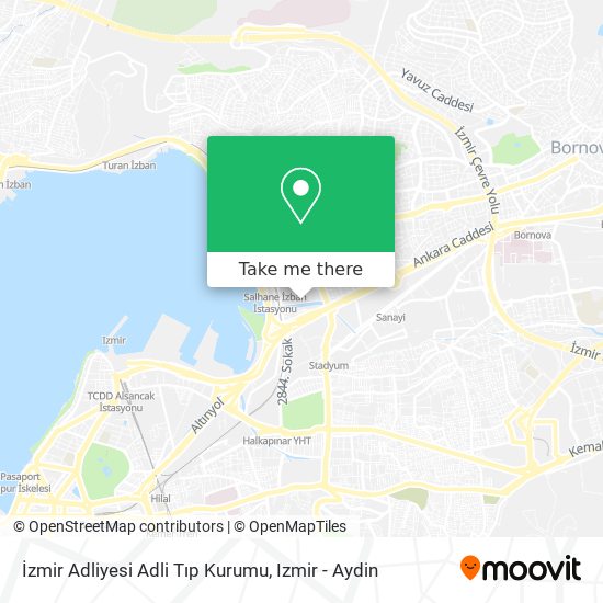 İzmir Adliyesi Adli Tıp Kurumu map