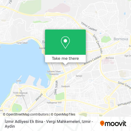 İzmir Adliyesi Ek Bina - Vergi Mahkemeleri map