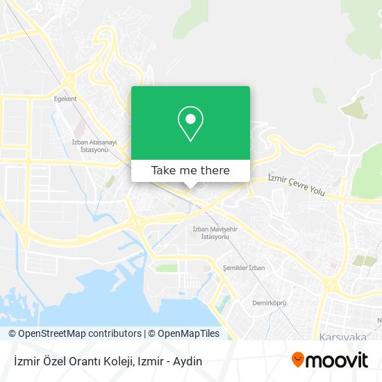 İzmir Özel Orantı Koleji map