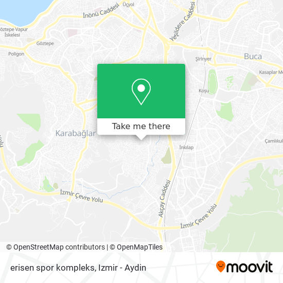 erisen spor kompleks map