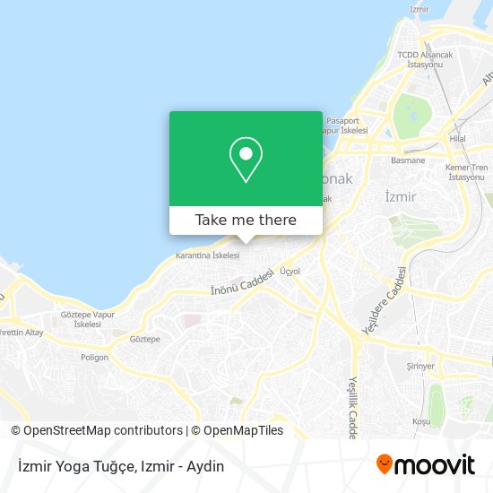 İzmir Yoga Tuğçe map