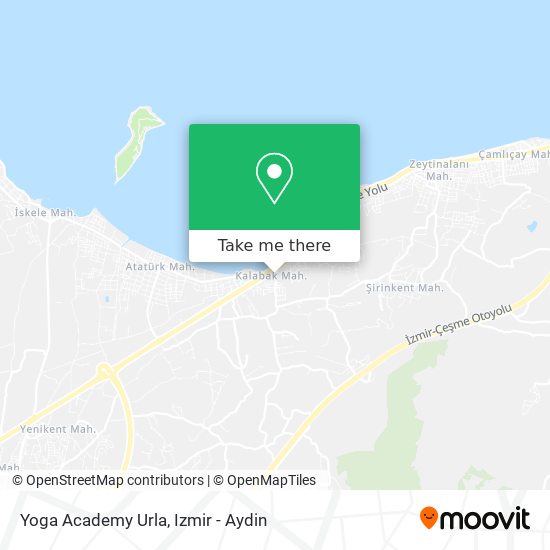 Yoga Academy Urla map