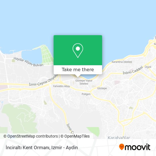 İnciraltı Kent Ormanı map