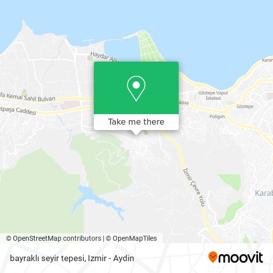 bayraklı seyir tepesi map