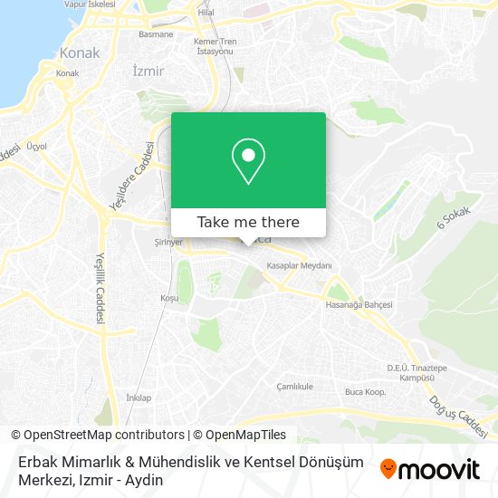 Erbak Mimarlık & Mühendislik ve Kentsel Dönüşüm Merkezi map