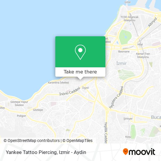 Yankee Tattoo Piercing map