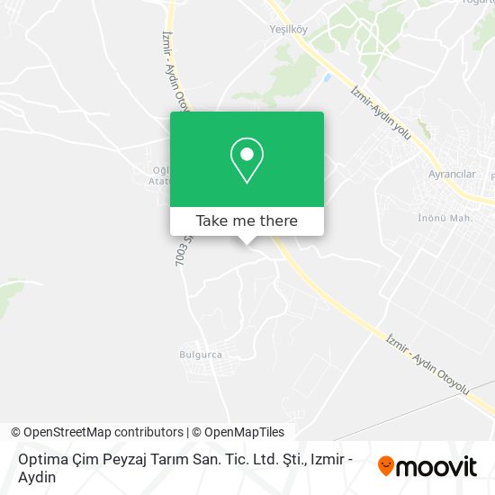 Optima Çim Peyzaj Tarım San. Tic. Ltd. Şti. map