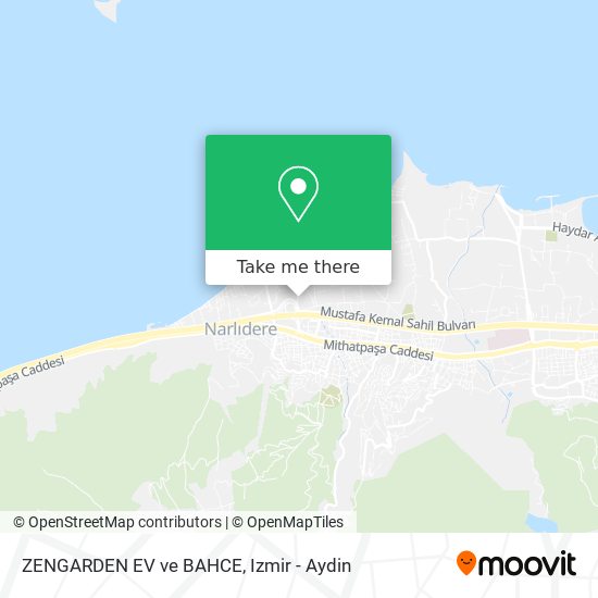 ZENGARDEN EV ve BAHCE map
