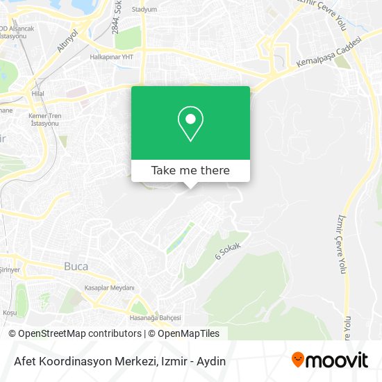 Afet Koordinasyon Merkezi map