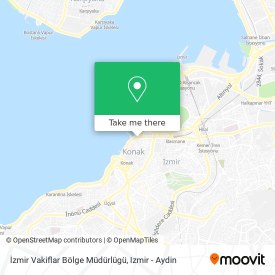 İzmir Vakiflar Bölge Müdürlügü map