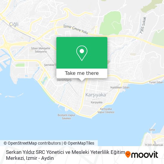 Serkan Yıldız SRC Yönetici ve Mesleki Yeterlilik Eğitim Merkezi map
