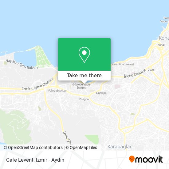 Cafe Levent map