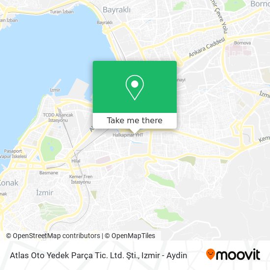 Atlas Oto Yedek Parça Tic. Ltd. Şti. map