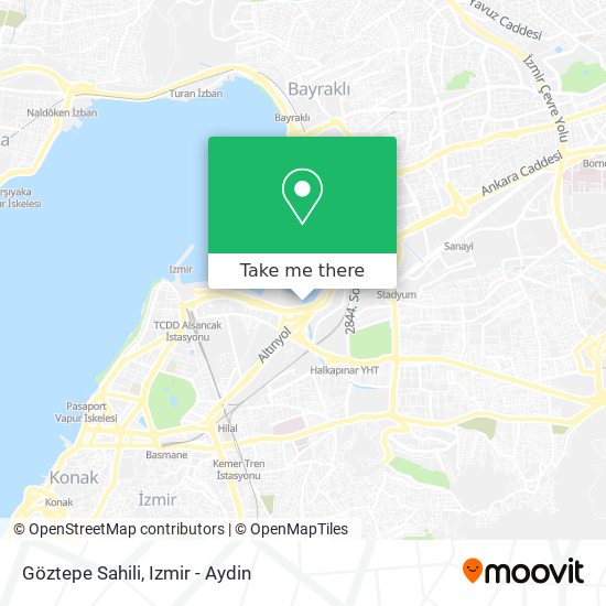 Göztepe Sahili map