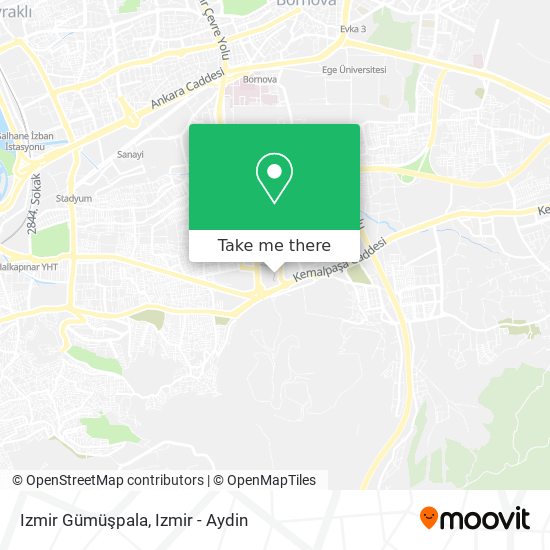 Izmir Gümüşpala map