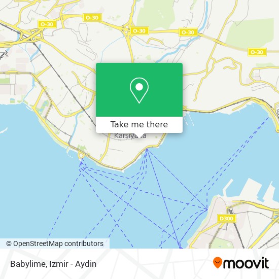 how to get to babylime in karsiyaka by bus train or metro
