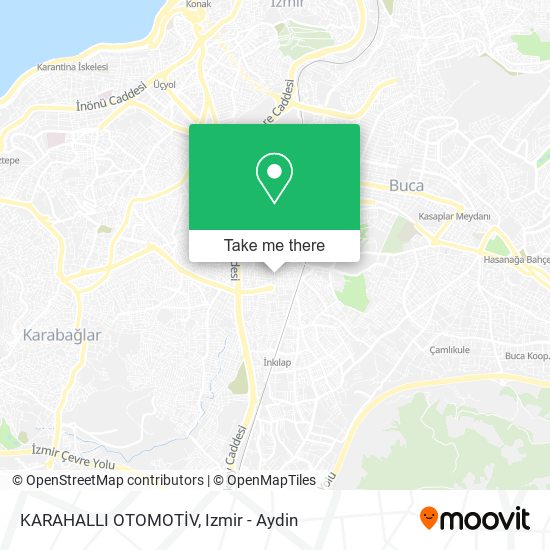 KARAHALLI OTOMOTİV map