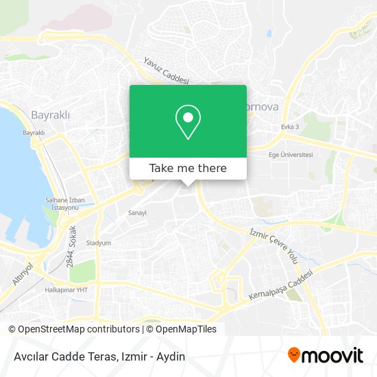 Avcılar Cadde Teras map