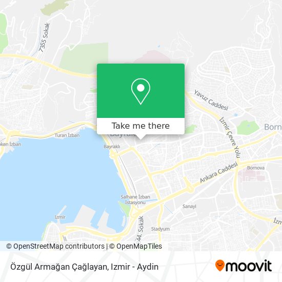 Özgül Armağan Çağlayan map