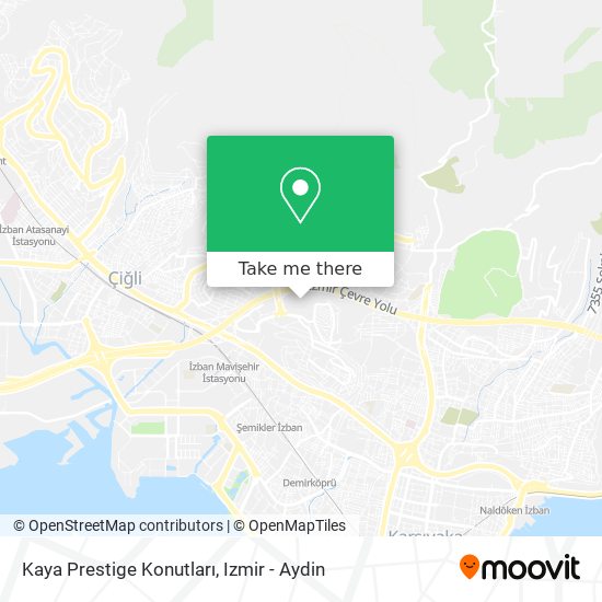 Kaya Prestige Konutları map