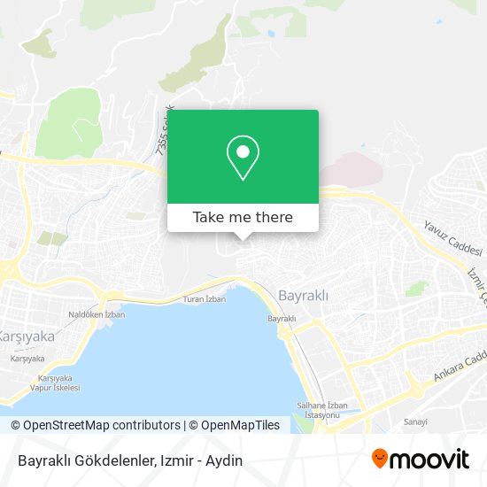 Bayraklı Gökdelenler map