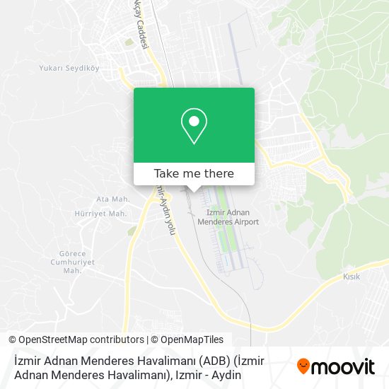İzmir Adnan Menderes Havalimanı (ADB) (İzmir Adnan Menderes Havalimanı) map
