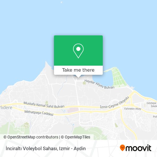 İnciraltı Voleybol Sahası map