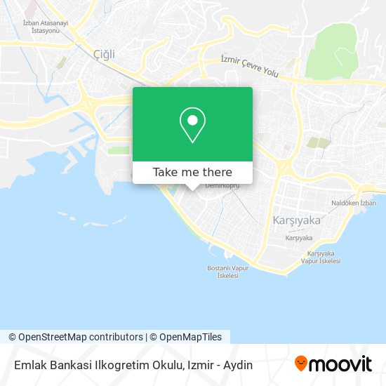 Emlak Bankasi Ilkogretim Okulu map