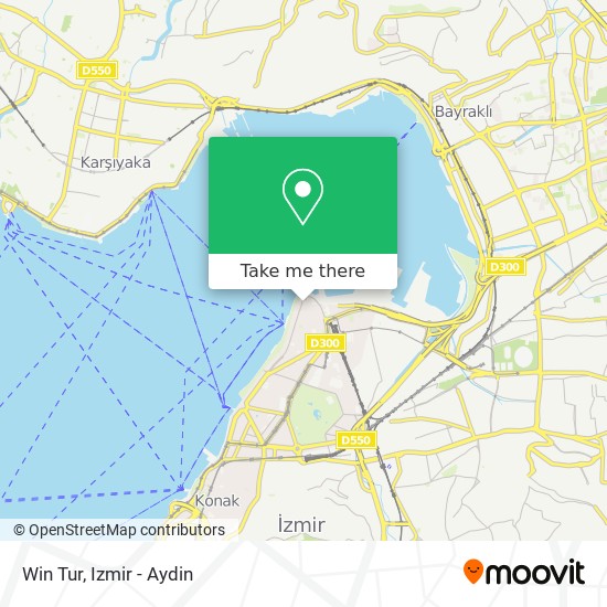 how to get to win tur in konak by bus train light rail or ferry
