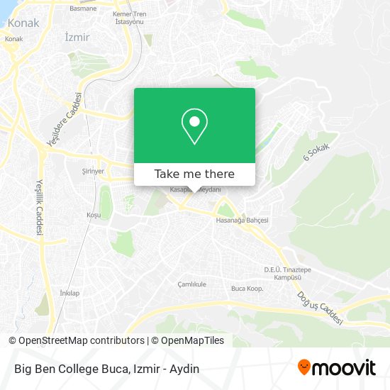 Big Ben College Buca map