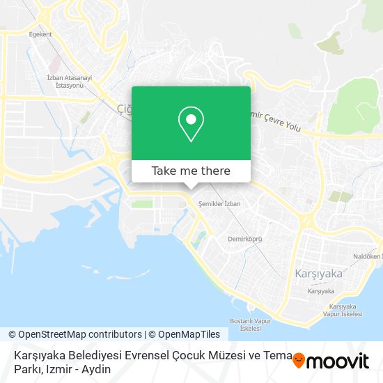 Karşıyaka Belediyesi Evrensel Çocuk Müzesi ve Tema Parkı map