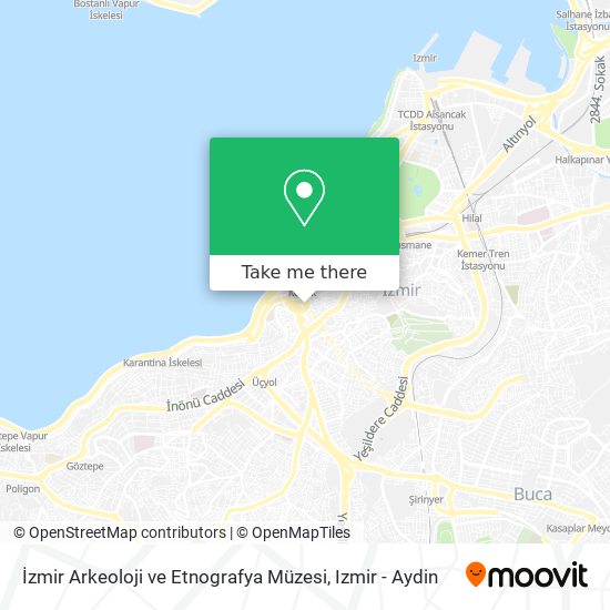 İzmir Arkeoloji ve Etnografya Müzesi map
