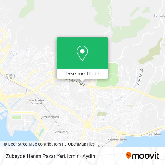 Zubeyde Hanım Pazar Yeri map