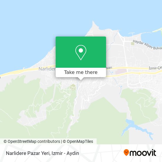 Narlidere Pazar Yeri map