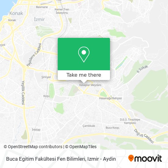 Buca Egitim Fakültesi Fen Bilimleri map