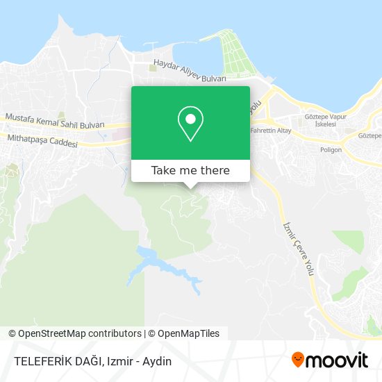 TELEFERİK DAĞI map