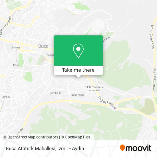 Buca Atatürk Mahallesi map