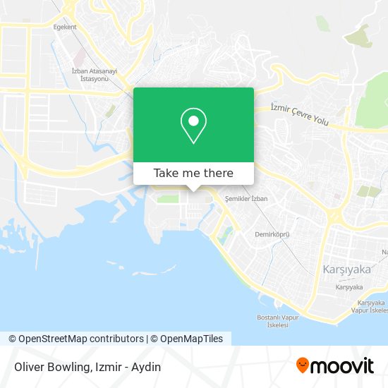 how to get to oliver bowling in karsiyaka by bus ferry train or light rail